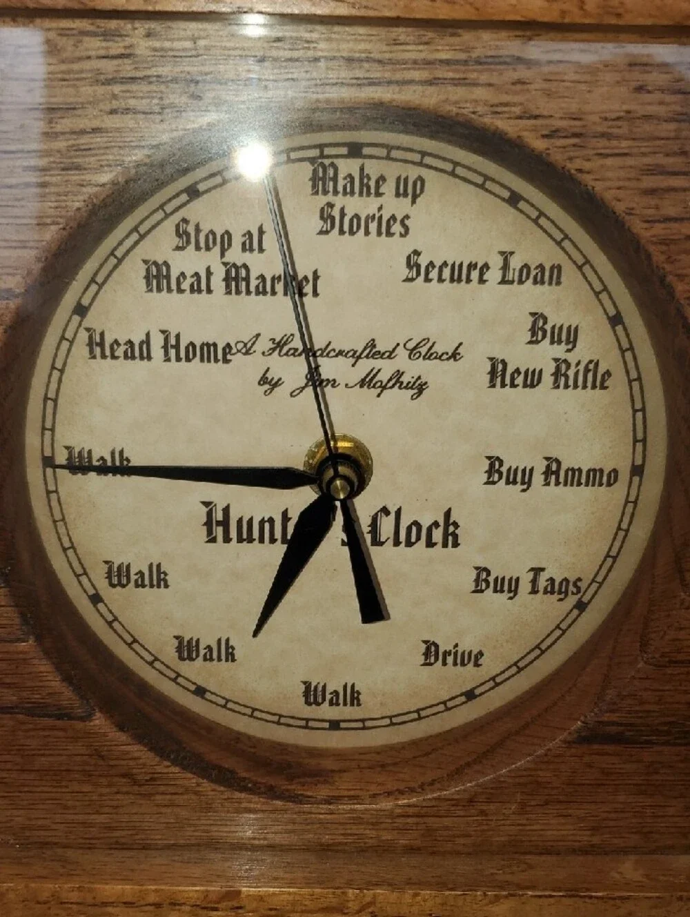 Vintage Solid Oak Handcrafted 